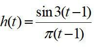 某LTI系统的单位冲激响应为，若输入，则输出y(t)为（）。