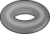 圆环可由以下哪种方式形成？ 