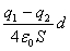 【单选题】两块面积均为S的金属平板A和B彼此平行放置，板间距离为d（d远小于板的线度)，设A板带有电