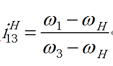 下 面 给 出 图 示 轮 系 的 三 个 传 动 比 计 算 式， 为 正 确 的。  