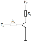 下图所示电路中，已知VB = 5.7V，VC = 15V，Rb = 50kΩ，Rc = 2kΩ，β 