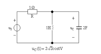 【单选题】图示电路中电阻R吸收的平均功率P等于（） 
