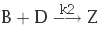 已知某复合反应的反应历程为 A  B ；B + D Z则 B的浓度随时间的变化率 是：（）。
