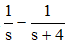 信号f（t)=u（t)*（δ（t)-δ（t-4))的单边拉氏变换F（S)=（)。