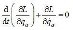下面那个是拉格朗日方程的正确形式？