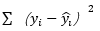 根据最小二乘法拟合直线回归方程，是通过使（）最小，得到满足条件的系数。