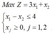 在下列数学模型中，属于线性规划模型的为（）。