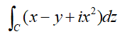 【计算题】0301 计算积分[图]，其中C是连接圆点与1+i的直...【计算题】0301 计算积分，