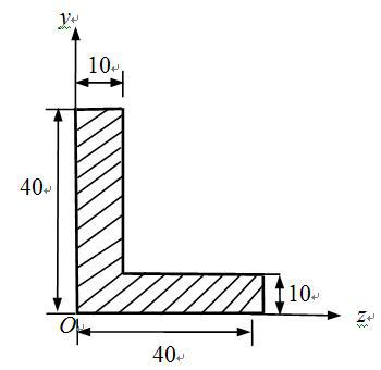 求图示平面图形对z、y轴的惯性矩。[图]...求图示平面图形对z、y轴的惯性矩。