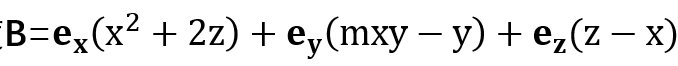 已知磁感应强度 ,则m的值为()