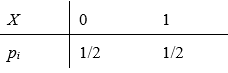 设随机变量X与Y独立同分布，且X的分布律如下表所示  则随机变量Z = max(X,Y)的分布律为（