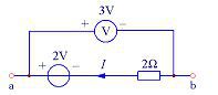 图电路中所示的电流I为（）A。