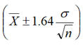 设总体 ， 已知，是未知参数，是样本均值， 为标准正态分布函数，且 ．则 的置信水平为0.95的置信