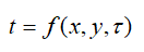 下式中为二维稳态温度场表达式的为（）