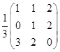 【单选题】设3 阶对称阵 的特征值为,对应,2 的特征向量依次为,求=()