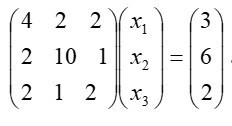 用改进的平方根法求解方程组：[图]...用改进的平方根法求解方程组：
