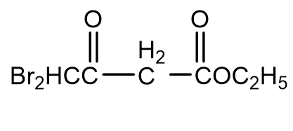 乙酰乙酯乙酮与溴水反应，生成的主要产物是（)