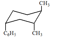 某化合物的几种构象如下，其优势构象为：