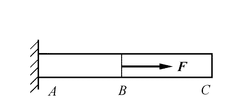 AB、BC段分别发生（）变形。 [图]A、拉伸、压缩B、压缩、拉伸C...AB、BC段分别发生（）变