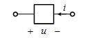 如图所示元件，已知u=1V，i=2A，则该元件吸收的功率为 W。 