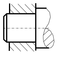 下列图形中是螺纹连接的图形是哪个：   （1） （2）