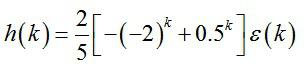 已知某离散系统差分方程为 若该系统为因果系统，则单位序列响应正确的是（）。