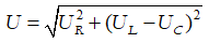 A、U=UR+UL+UCB、C、u=uR+uL+uCD、E、F、