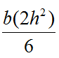 如图所示，两根矩形截面的木梁叠合在一起，两端受力偶矩M0作用，则该叠合梁的抗弯截面模量W为（） 