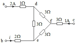 下图所示电路中，电压[图]______________[图]。（答案若...下图所示电路中，电压__