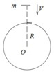 一质量为M 的匀质圆盘，正以角速度 [图] 旋转着，今有一...一质量为M 的匀质圆盘，正以角速度 