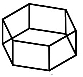 下图所示为正六棱柱的三视图，其正等轴测图为（）。 
