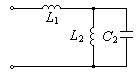 在如图所示电路中，和分别为其串联谐振频率和并联谐振频率。它们之间的大小关系为 。 A、等于B、大于C
