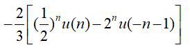 已知，收敛域为，其逆变换为()。