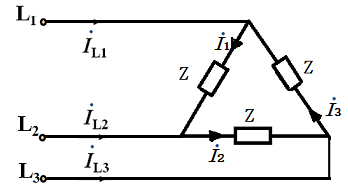 在如图所示三相电路中, [图],接于线电压为 220 V 的对...在如图所示三相电路中, ,接于线