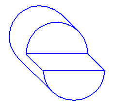 由立体的二视图确定斜二测图。（） 