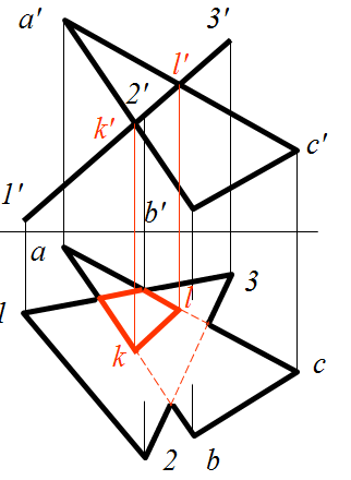 下图平面ABC与平面ⅠⅡⅢ相交的两面投影是否正确 [图]...下图平面ABC与平面ⅠⅡⅢ相交的两面投