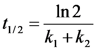 对于两个都是一级的平行反应                下列式子中错误的是（）。