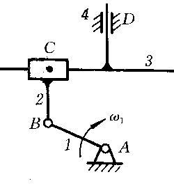 在图示连杆机构中，连杆2的运动是平面运动。 [图]...在图示连杆机构中，连杆2的运动是平面运动。 
