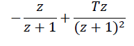 函数的Z变换可表示为:()。