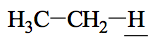 下列化合物中，下划线的质子在核磁谱中化学位移值最大的是A、B、C、