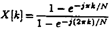 给定序列长度为偶数N点的有限长序列x[n]，则x[n]的N点DFT为（）。 