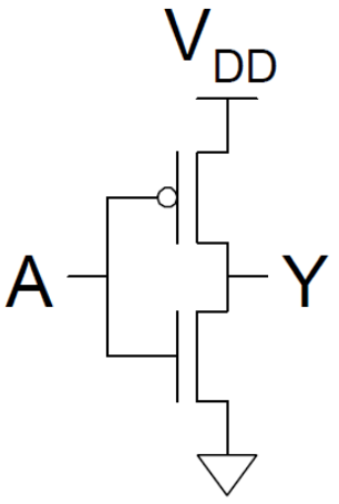 5-1-4、下图所示的晶体管级电路是： 。 