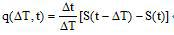 若∆t、∆T分别为原单位线和所求单位线的时段长，S（t)表示S曲线，S（t-∆T)为相对S（t)移后