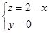 绕轴旋转一周得到旋转曲面的曲线方程为（）.