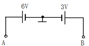 电路如图所示，A、B两点间的电压为（）V。 [图]A、3B、-...电路如图所示，A、B两点间的电压