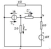 [图] 试应用戴维南定理，求图中ab两端电压 和恒流源的... 试应用戴维南定理，求图中ab两端电压
