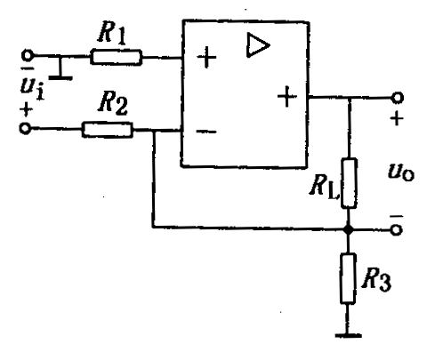 【判断题】图示电路是用理想运算放大器组成的反馈放大电路，电路中的反馈属于电压并联负反馈。 