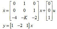 已知系统状态方程和输出方程如下  下述说法错误的是（）。