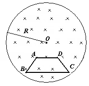 一长直密绕螺线管置于真空中，单位长度匝数为n，半径为R，螺线管通有电流 ，t时刻在螺线管内产生的磁场