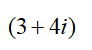 【单选题】0302 C为从原点到点3+4i的直线段,则.